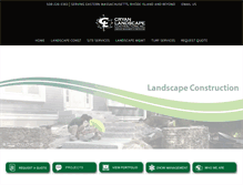 Tablet Screenshot of cryanlandscape.com